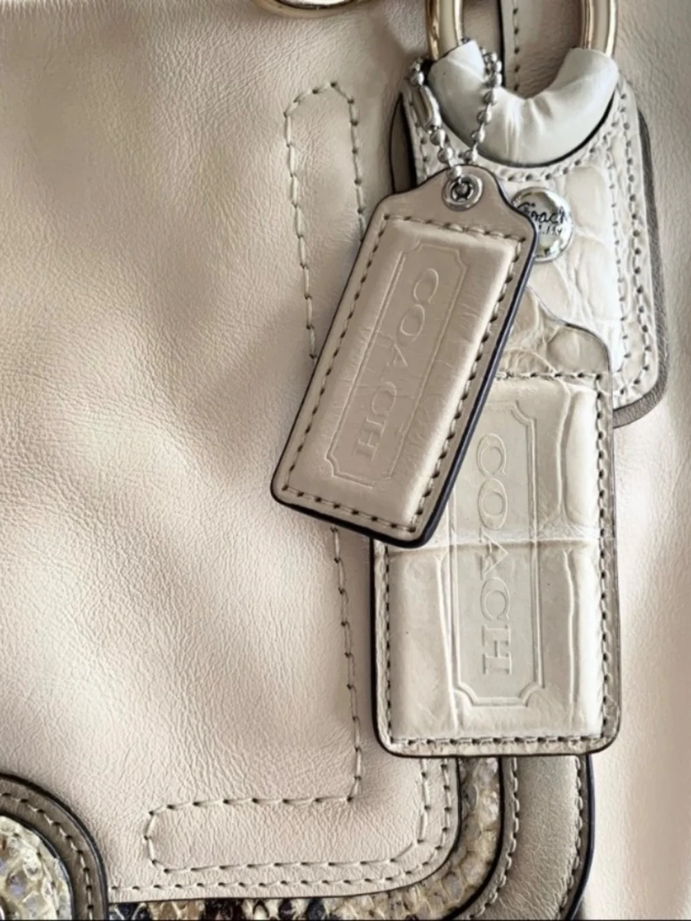 Coach Kristin Spectator Leather East West Zip Tote